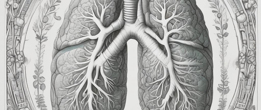 pulmones humanos respirando