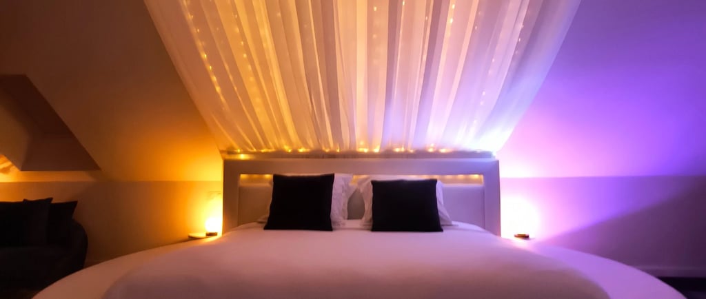 chambre romantique de la love rom dans le morbihan