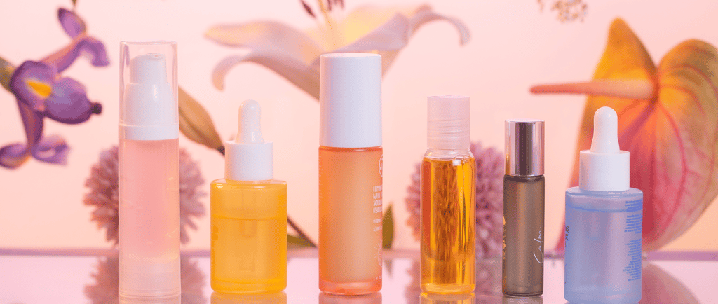 skincare bottles for layering