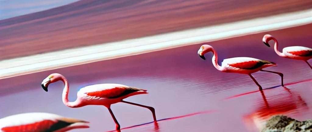 Lake Natron in Tanzania
