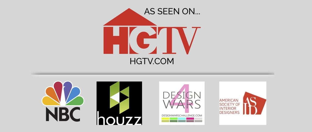 HGTV, NBC, Houzz, Design Wars, and ASID—platforms where Solo Home Decor has proudly participated.