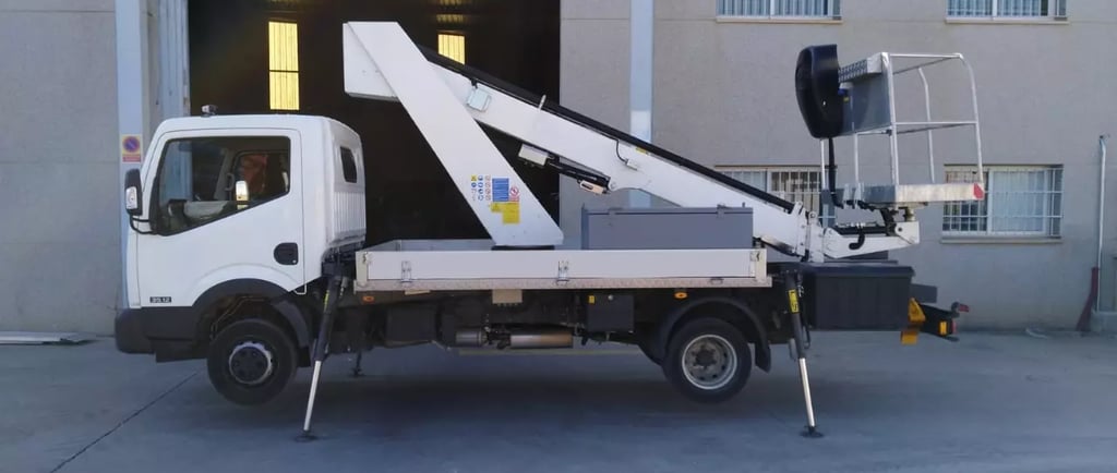 camion con cesta 