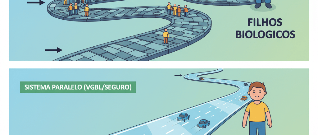 Sistema Sucessório padrão vs paralelo