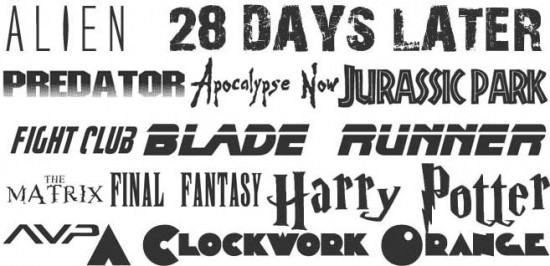 Title Treatments for Film Posters