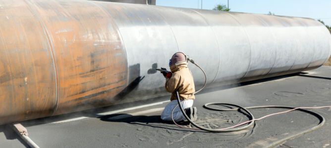 Jasa sandblasting Padang