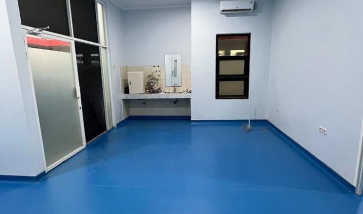 epoxy lantai dapur MBG Pemalang