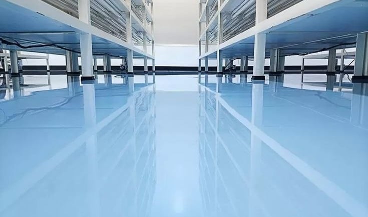 epoxy lantai dapur MBG Kudus