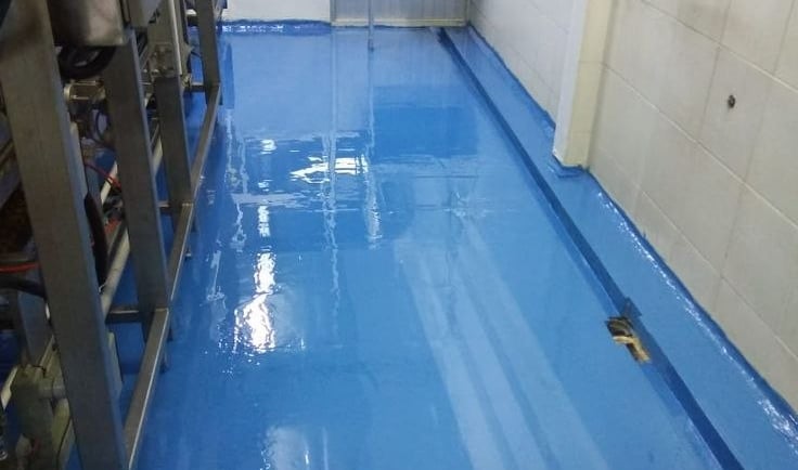 epoxy lantai dapur MBG Magelang