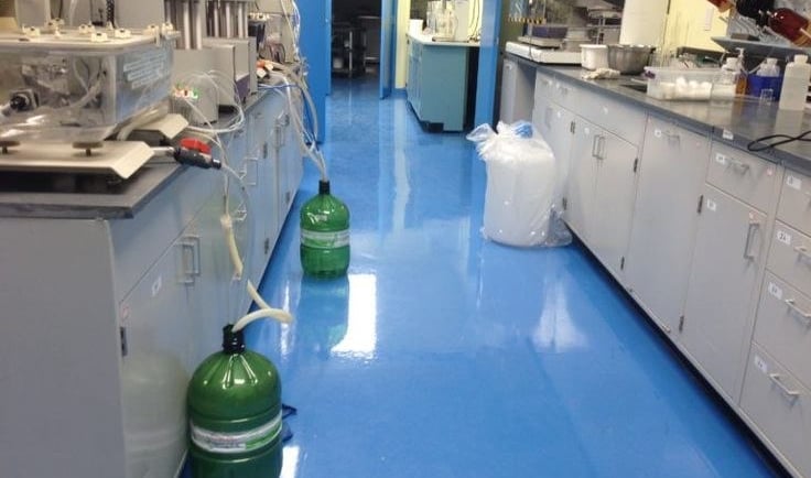 epoxy lantai dapur MBG Kuningan