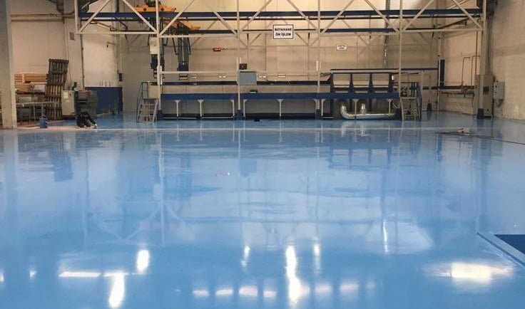 Epoxy lantai dapur MBG Pangandaran