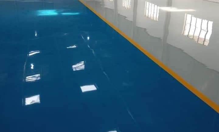 epoxy lantai dapur MBG Purwakarta 