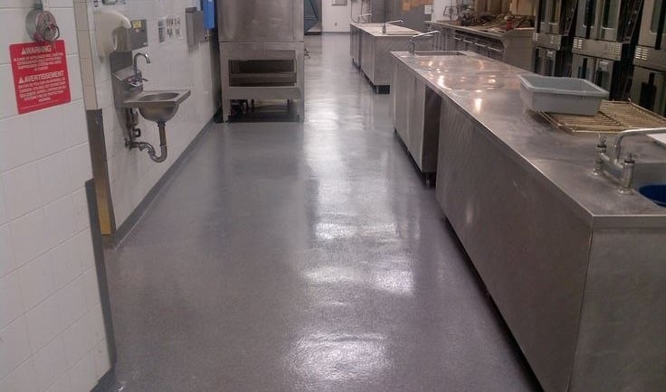Epoxy lantai dapur MBG Blora