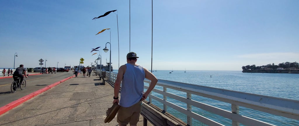 Walking in Santa Barbara California