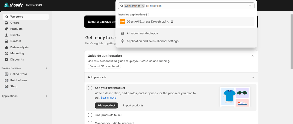 Integration of DSers with Shopify and other ecommerce platforms.