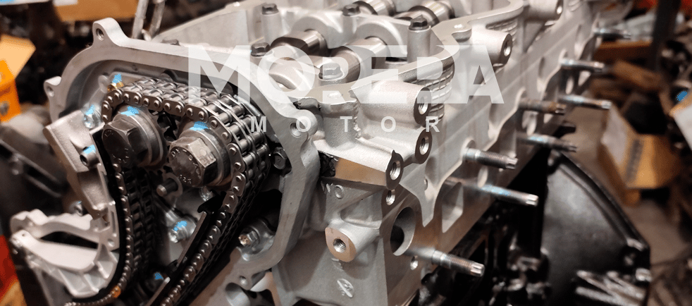 Motor en proceso de reacondicionado