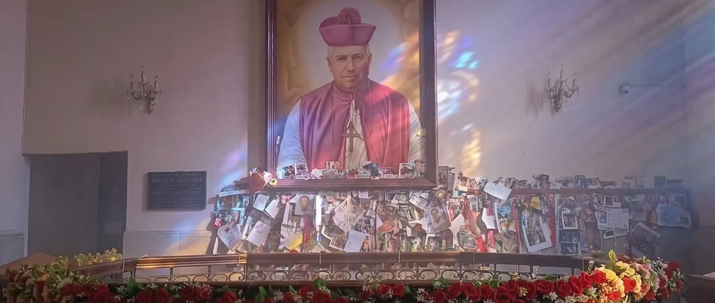 Composición digital de la tumba de San Rafael Guizar y Valencia