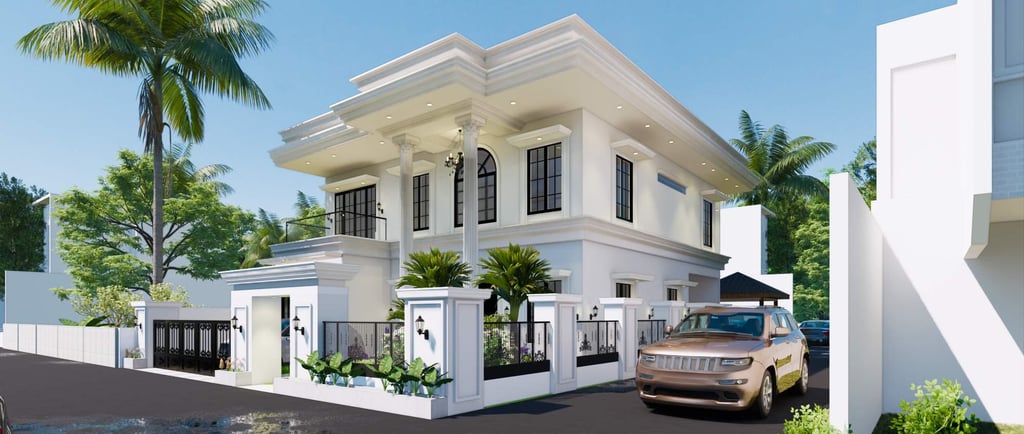 Rumah modern klasik raga architect