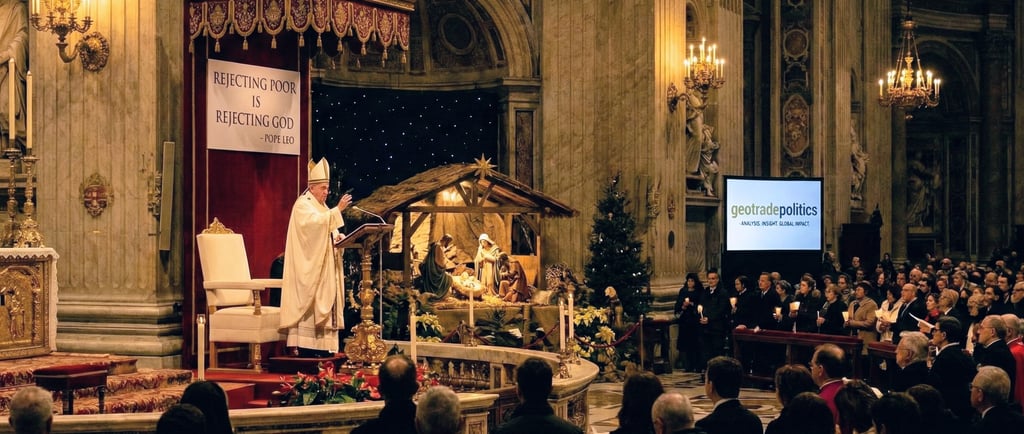 Christmas Eve Homily of Pope Leo Says Rejecting Poor is Rejecting God