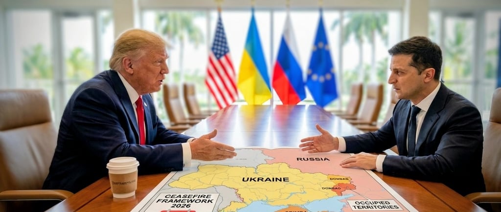 Trump-Zelensky met in Florida on Sunday to discuss ceasefire