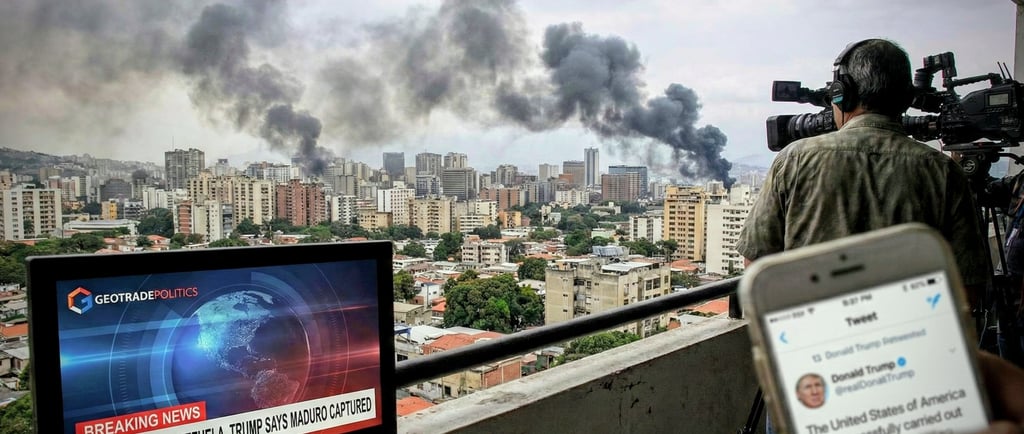 U.S. Strikes Venezuela, Trump says Maduro Captured 