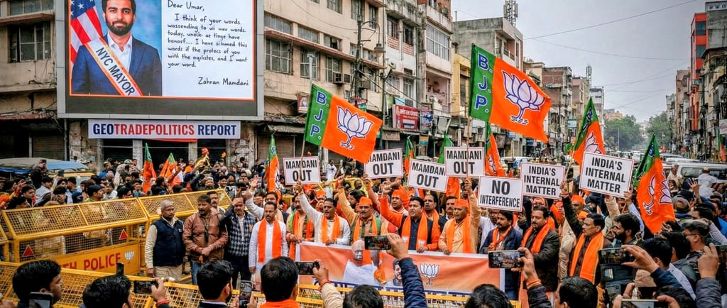India’s Ruling Party is all Fire against New York Mayor Mamdani 