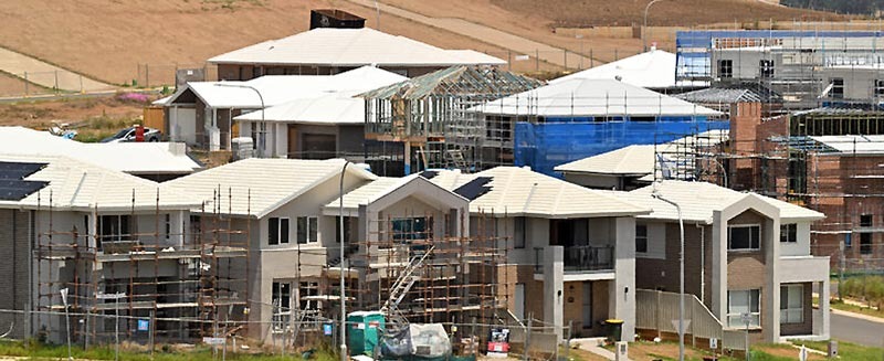 New homes being built in Victoria