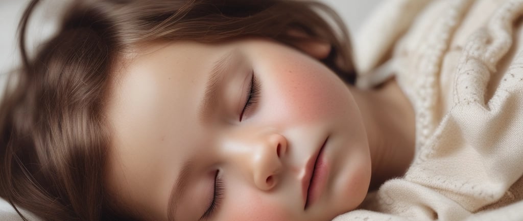 woman lying on bed covered with white blanket
