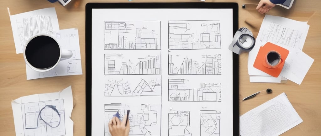 A vibrant blog post image showcasing various articles.