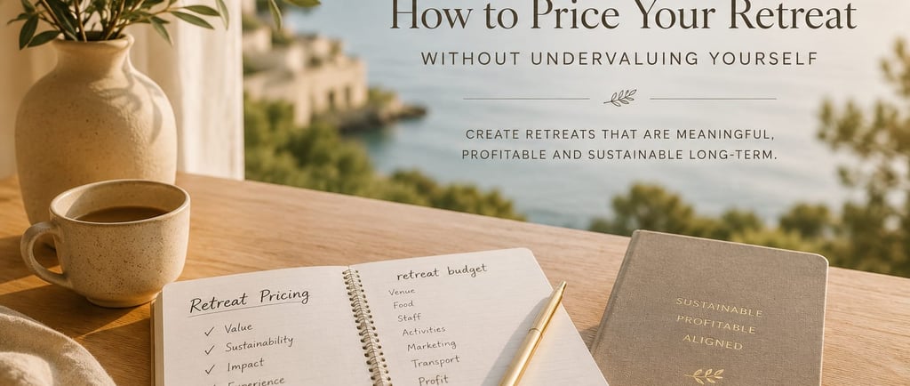 How to price your retreat without undervaluing yourself