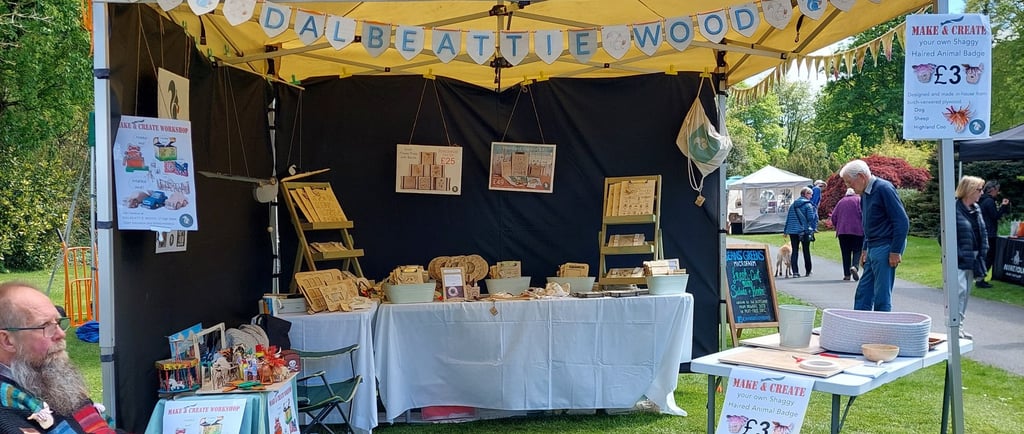 Dalbeattie Wood trade stand