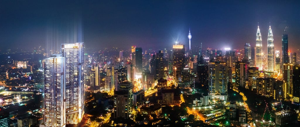 Night View of Malaysia City Center