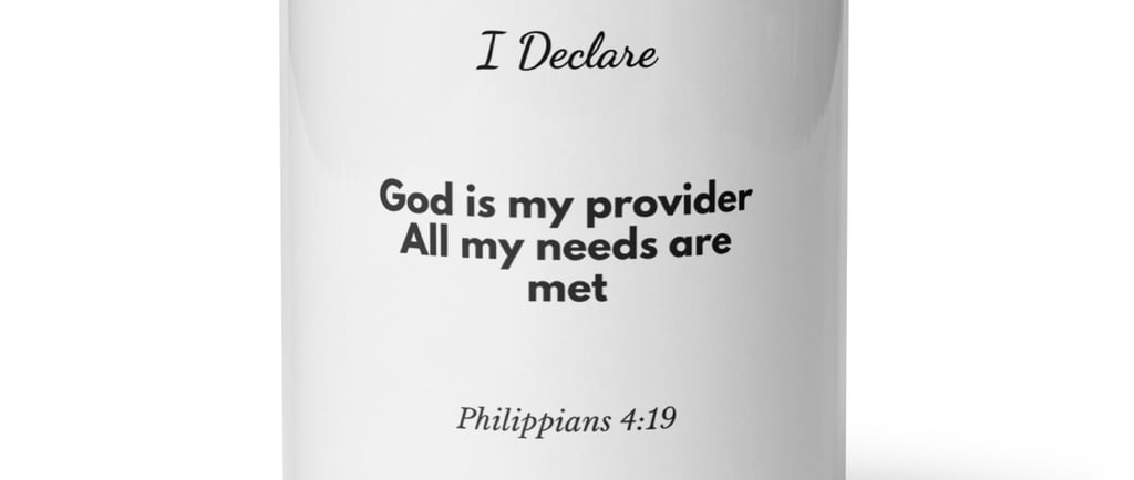 I Declare faith mug by Hear This Today