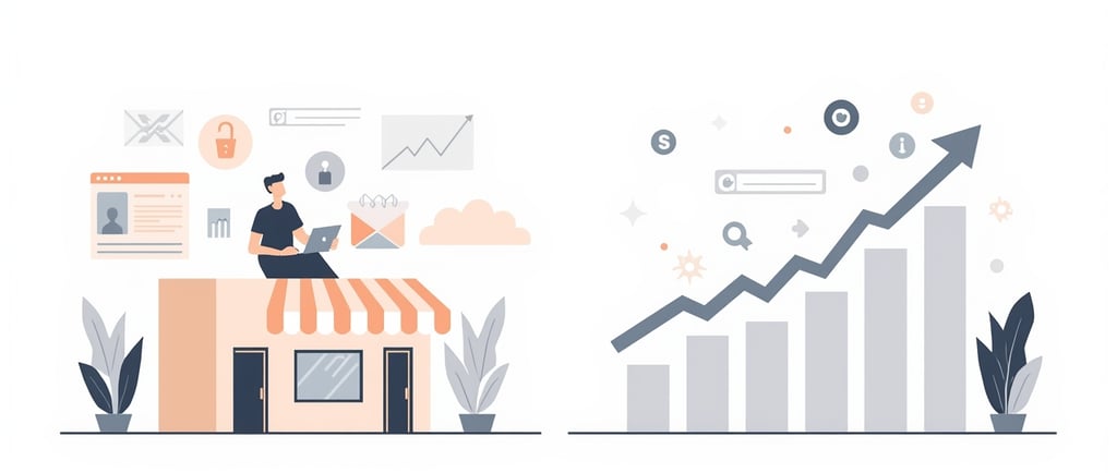 a man sitting on a roof top with a business man