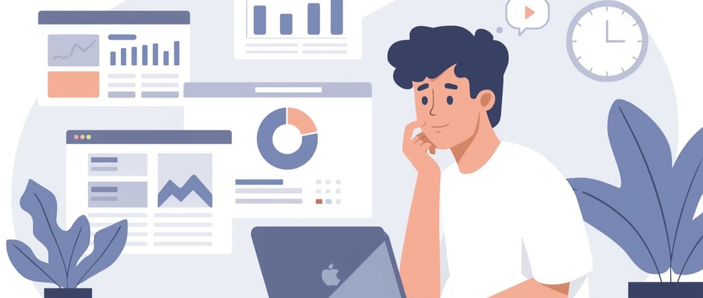 a man sitting at a desk with a laptop and a laptop