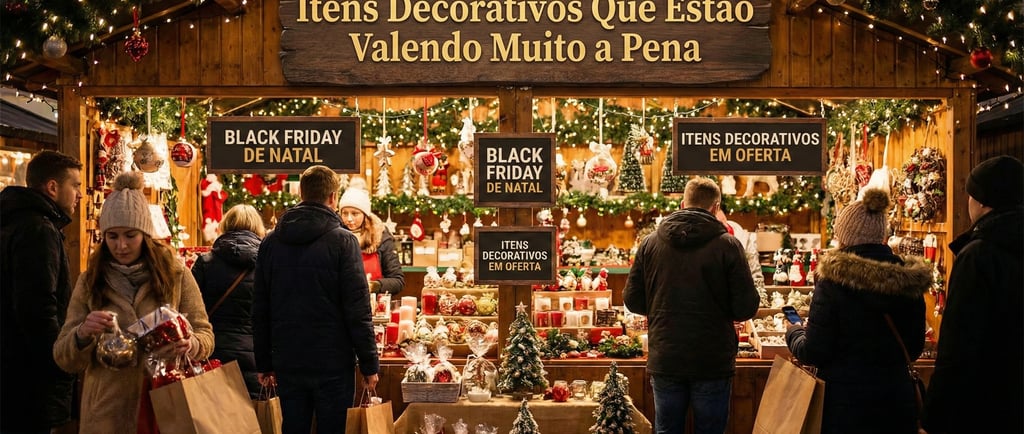 Black Friday de Natal: Itens Decorativos Que Estão Valendo Muito a Pena