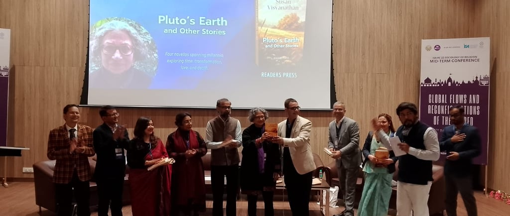 BOOK LAUNCH Pluto's Earth and Other Stories  by Susan Visvanathan