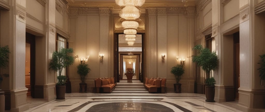luxury hotel lobby with granites