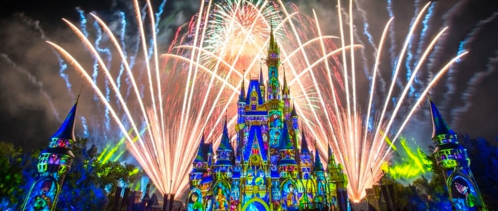 Walt Disney World Castle Fireworks