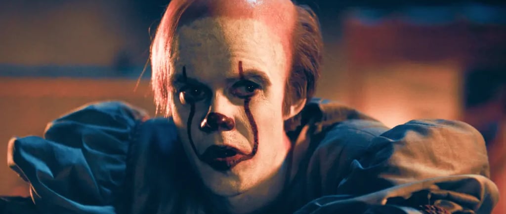 a man with a bloody face and a bloody face