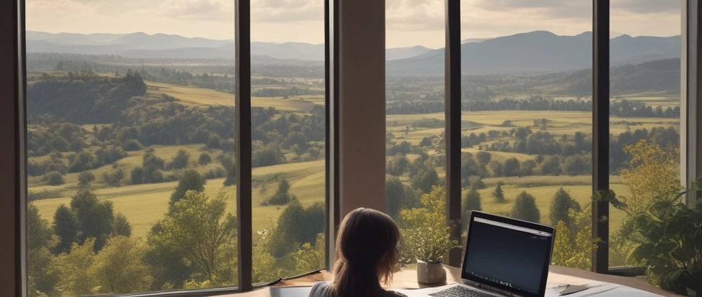 person using MacBook Pro