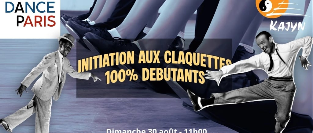 stage d'initiation aux claquettes débutants - bill Robinson & Fred Astaire