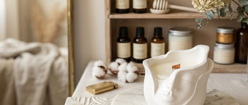 Bougies parfumées faite main