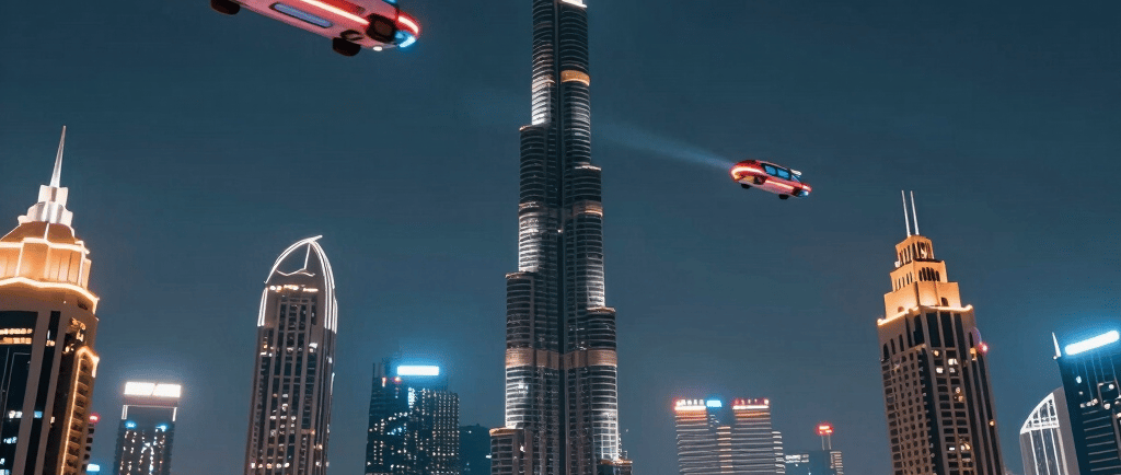 A desk with a typewriter, notebooks, and pen