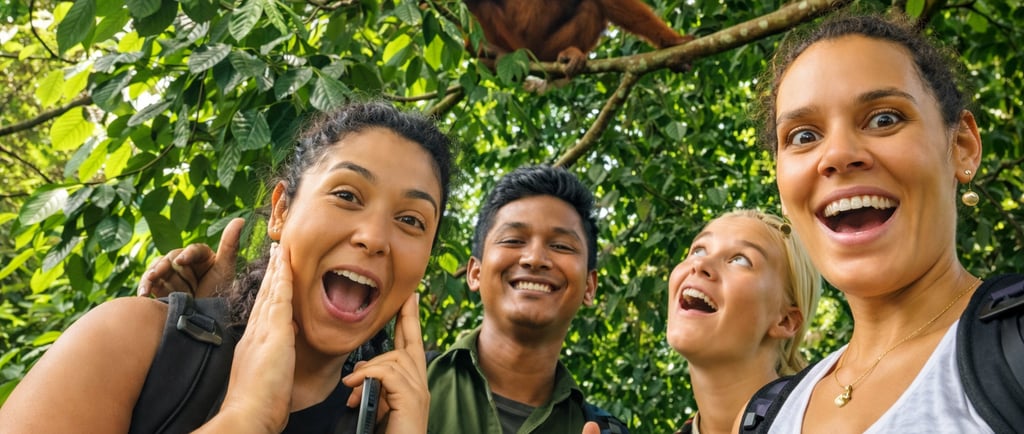 Trekking orangutan tours sumatra