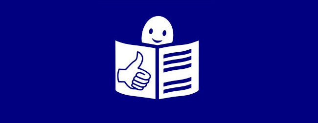 icono azul de lectura fácil. Este logo azul es el logo europeo de la lectura fácil.