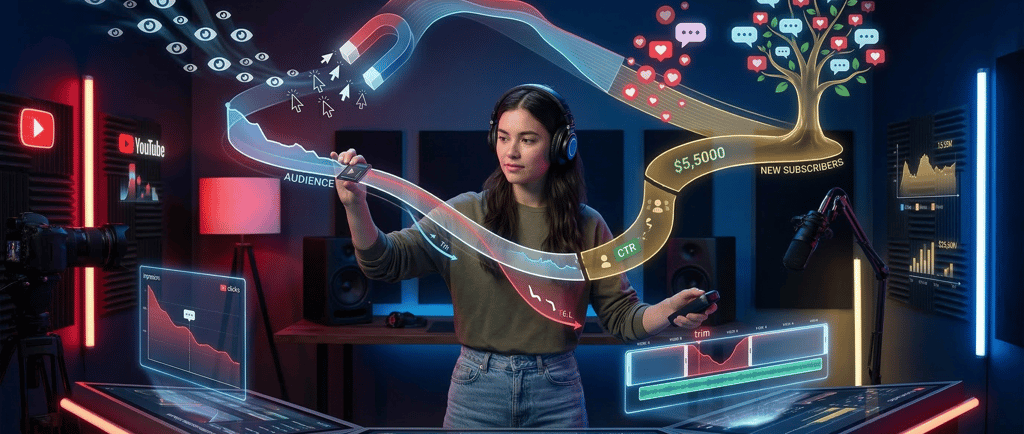 Como tomar la información que ofrece YouTube Studio y mejorar nuestro canal. 