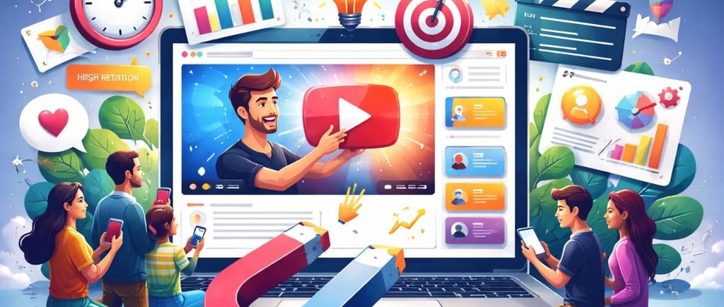 Mejorá la retención de audiencia en YouTube con hooks efectivos, edición estratégica y series SEO que aumentan vistas.