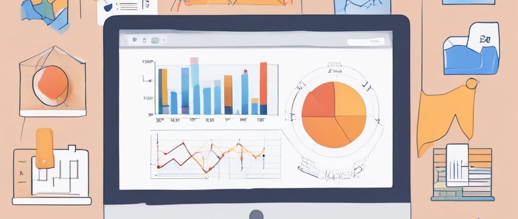 a close up of a computer screen with a blurry background