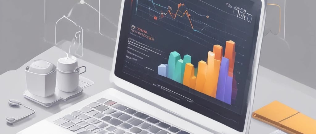 a close up of a computer screen with a blurry background