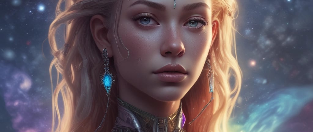 A lone figure walks towards a surreal, rocky mountain landscape.